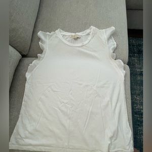 Michael Kors T-shirt with ruffles shoulders